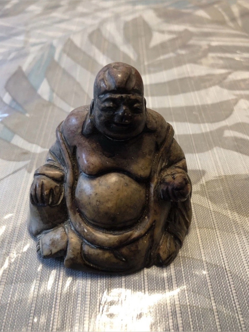 Chinese Laughing Buddha - Resin 3” Tall